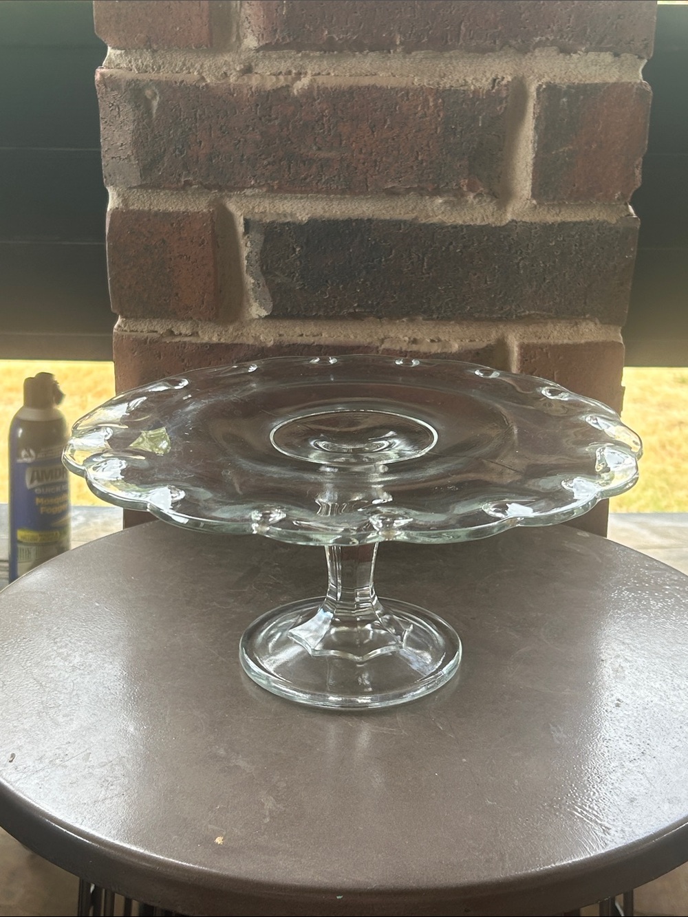 Clear Glass Pedestal Cake Stand - Home Dining